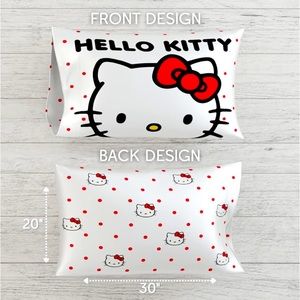 Hello Kitty 2 Piece Satin Pillowcases NWT
